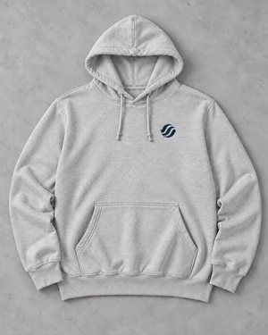 Masbate Passage Hoodie in Mist, flat front