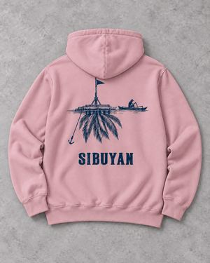 Sibuyan Payao Hoodie in Rose, flat back