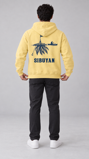 Sibuyan Payao Hoodie in Sunwash, model back