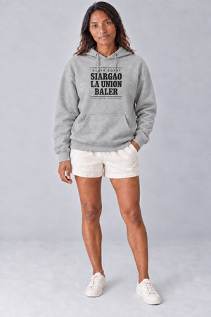 Coast Run Hoodie in Grey Heather, front model