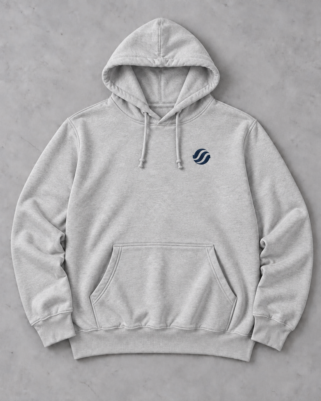 Masbate Passage Hoodie in Mist, flat front