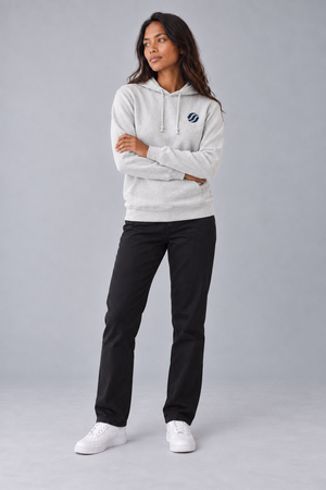 Masbate Passage Hoodie in Mist, model front