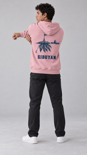 Sibuyan Payao Hoodie in Rose, model back