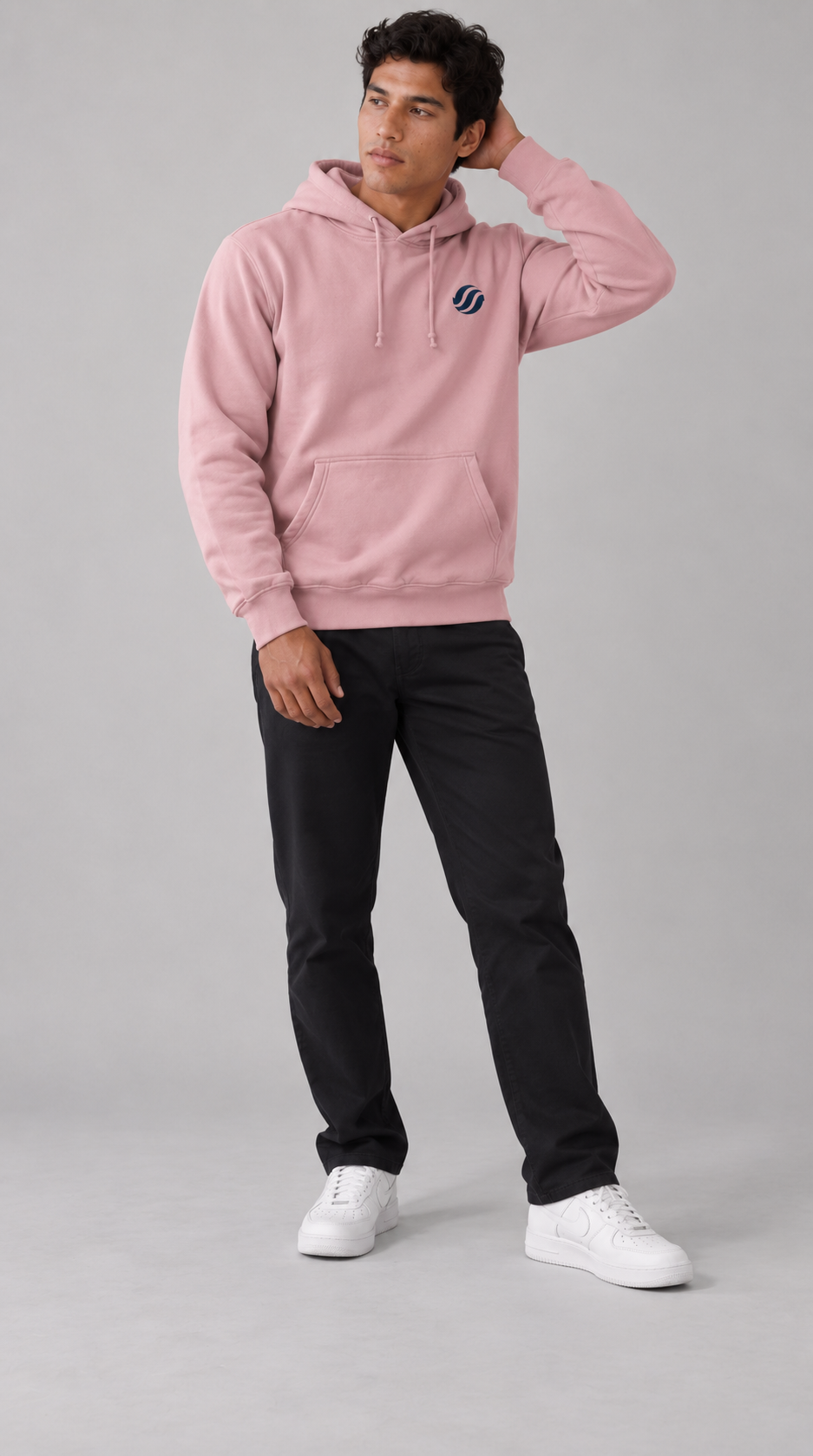 Sibuyan Payao Hoodie in Rose, model front