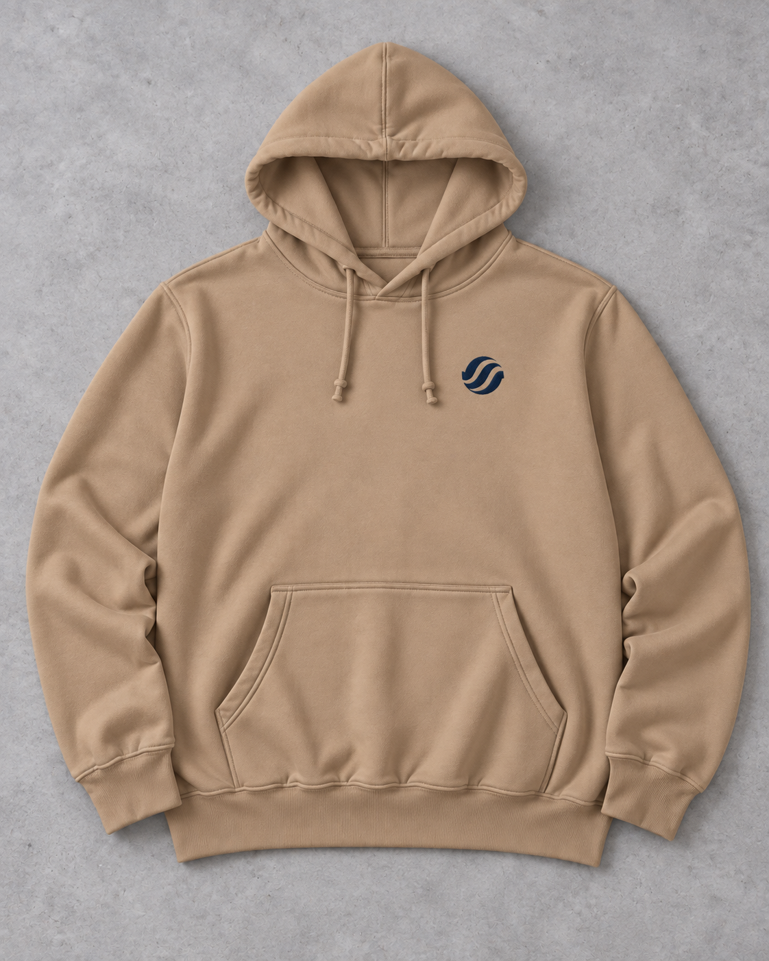 Sibuyan Payao Hoodie in Sand, flat front